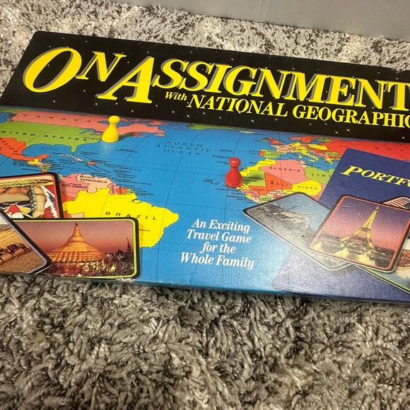 On Assignment With National Geographic Vintage 1990 Boardgame Board Game - Picture 2 of 10
